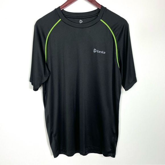 Tesla Hyper-Dri Regular Fit Black Performance Wear Tee Size XL - Picture 8 of 8